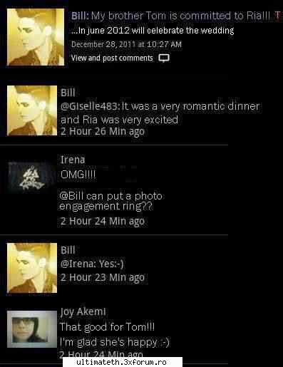 Tom's new girlfriend? - Cica se insoara Mi se pare aiurea - Tom Kaulitz